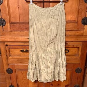 J. Jill pale green silk Maxi Skirt